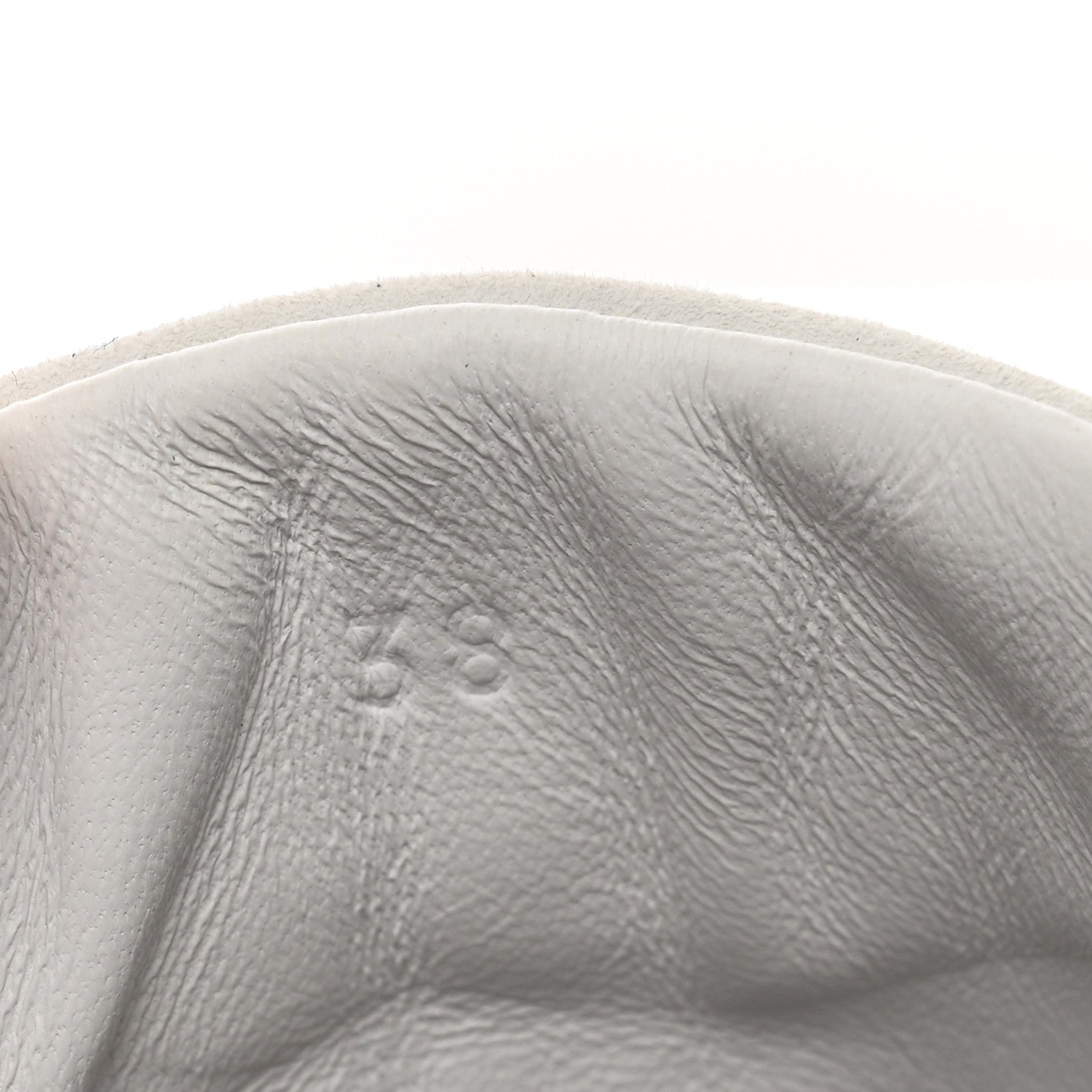 Hermes Goatskin Suede Hip-Hop High Top Sneakers 38 White 7 of 7