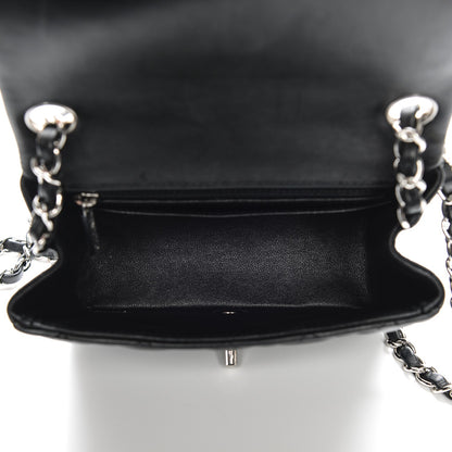 Chanel Lambskin Quilted Mini Square Flap Black 5 of 7