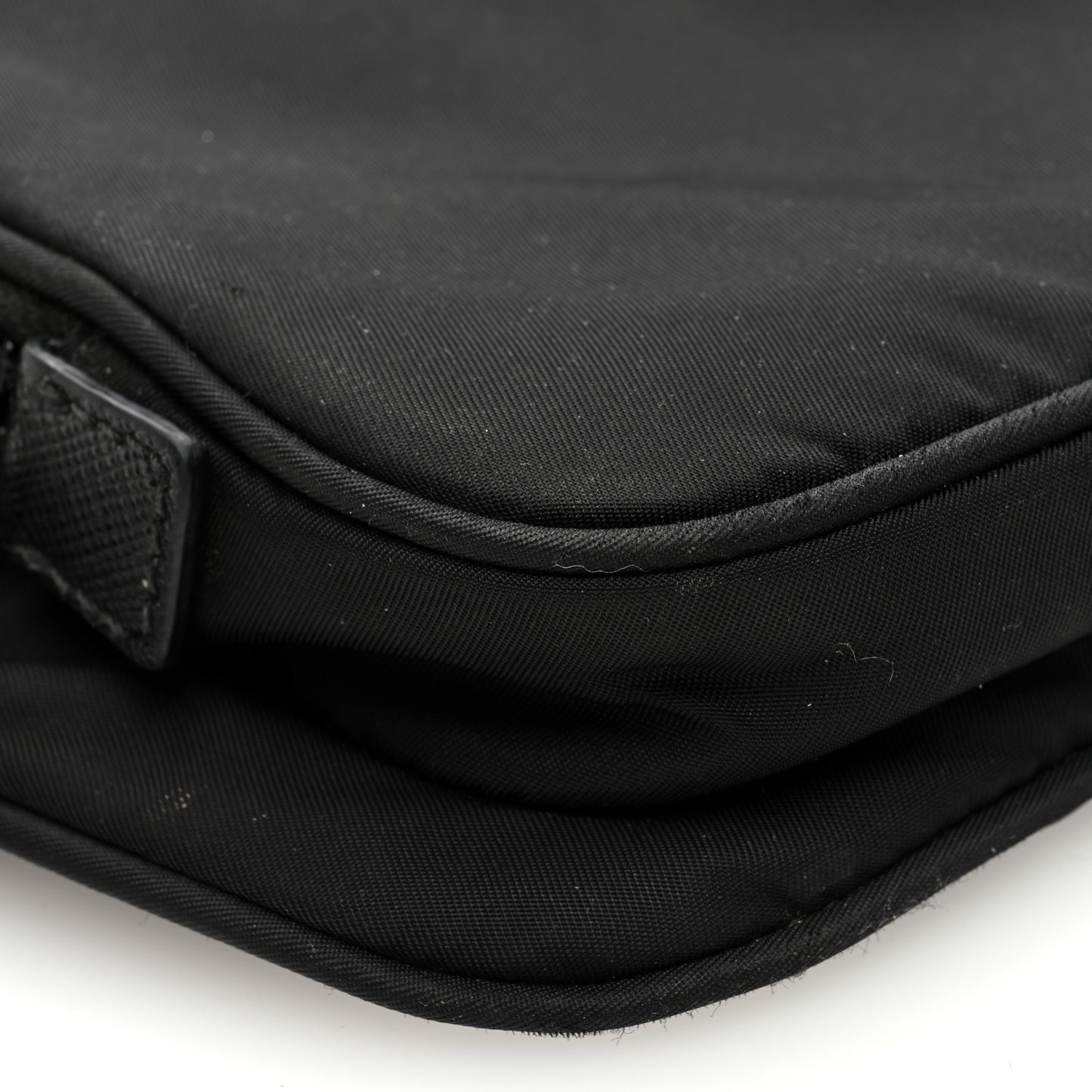 Re-Nylon Saffiano Belt Bag Black