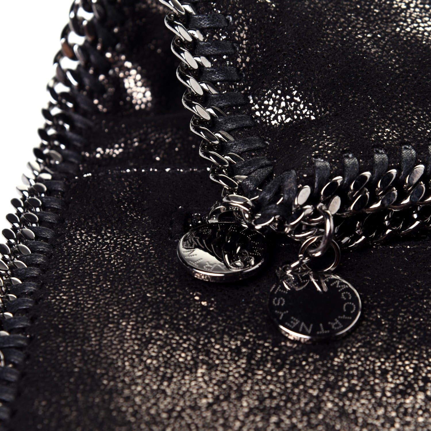 Stella McCartney Shaggy Deer Falabella Fold Over Clutch Black 22 of 22