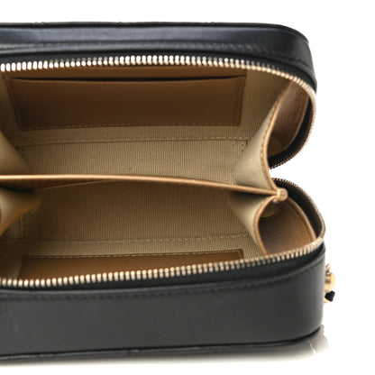 Chanel Lambskin Quilted CC Pearl Crush Camera Case Black 5 of 11