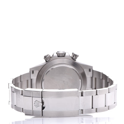 Rolex Stainless Steel 40mm Oyster Perpetual Cosmograph Daytona Watch White 116520 4 of 8