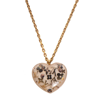 Louis Vuitton Inclusion Heart Necklace White 1 of 4