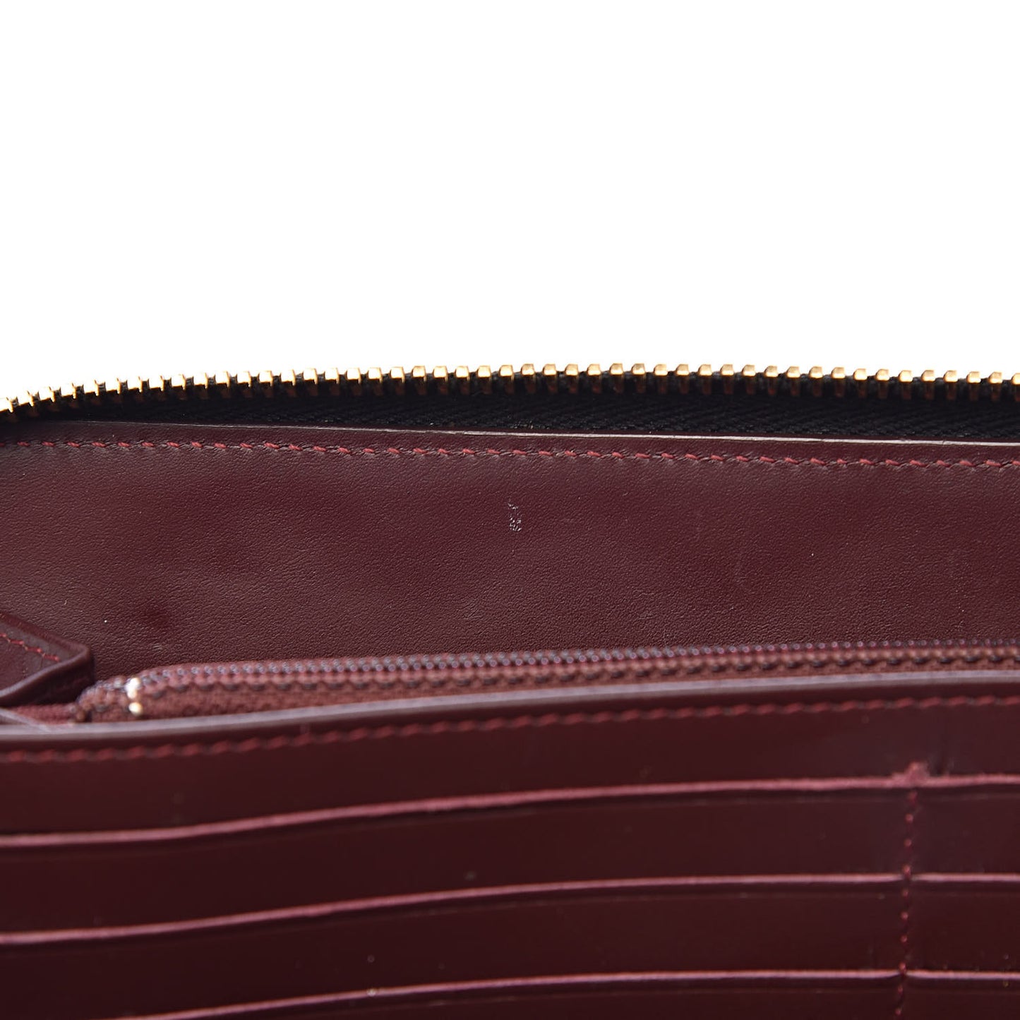 Caviar Quilted Large Zip Around Organizer Wallet Black
