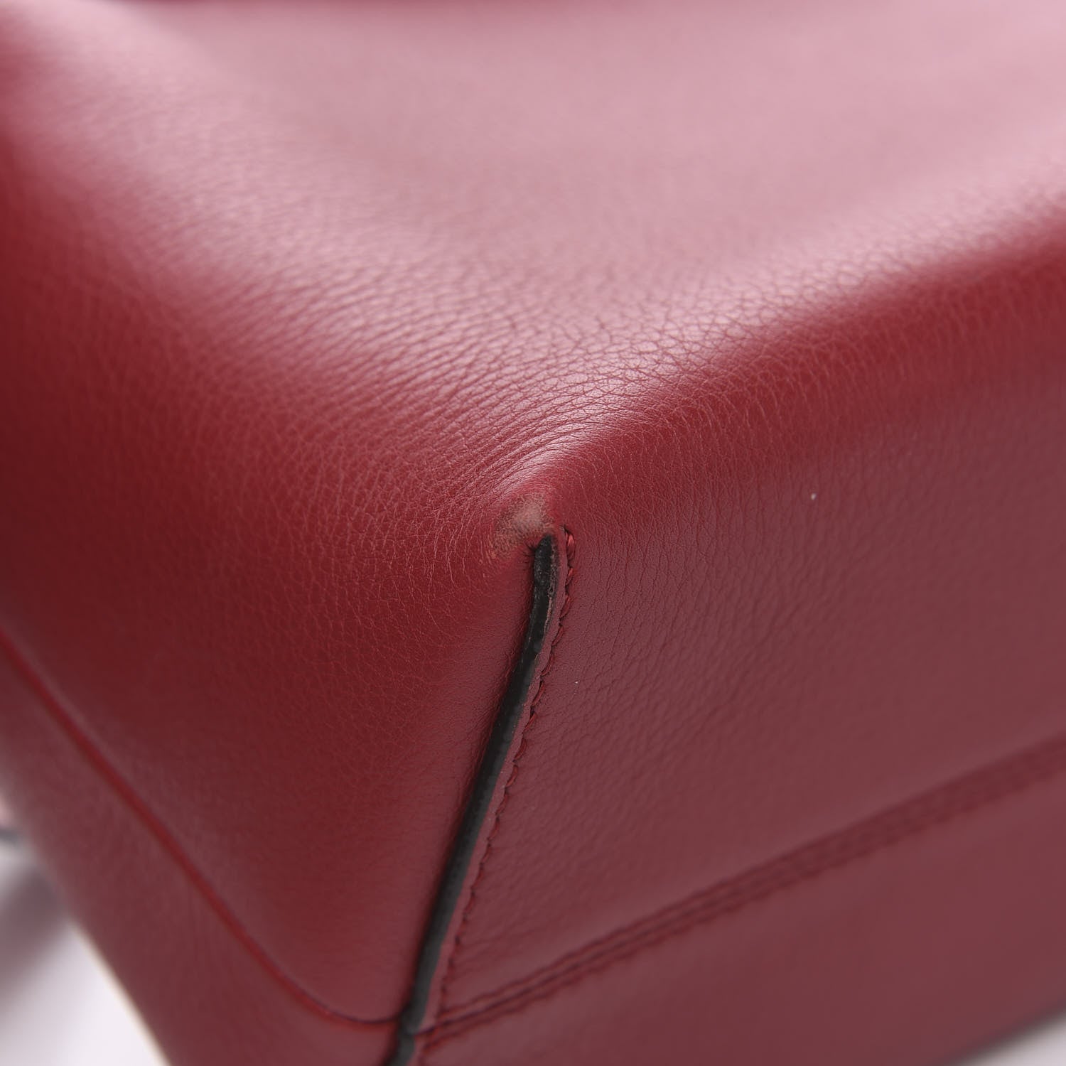 Fendi Vitello Dolce Marmol Medium By The Way Boston Bag Ciliegia 12 of 13