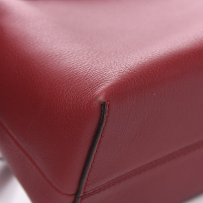 Fendi Vitello Dolce Marmol Medium By The Way Boston Bag Ciliegia 12 of 13