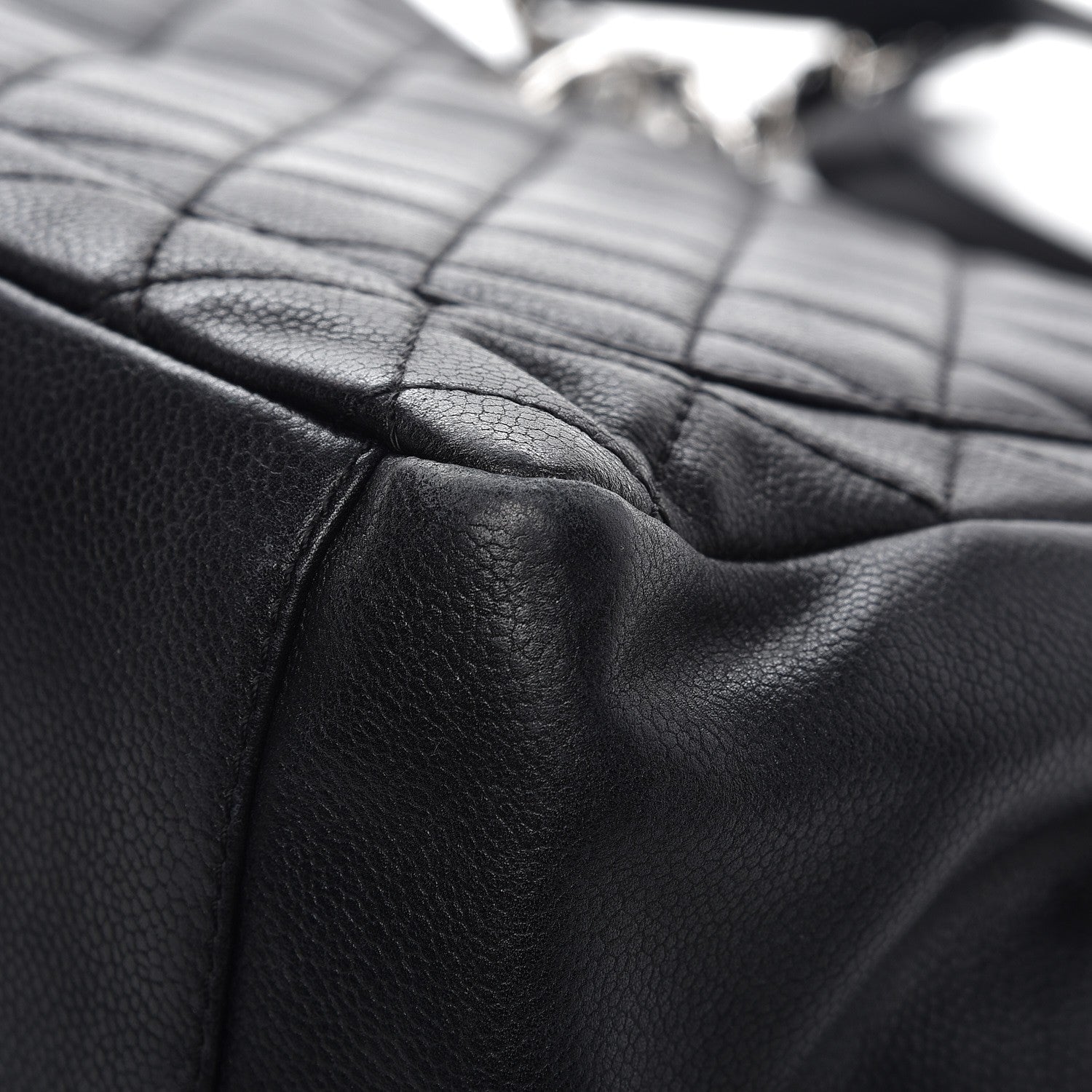 Chanel Caviar Quilted Grand Shopping Tote GST Black 12 of 14