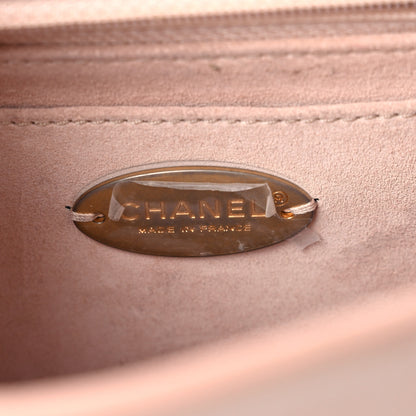 Chanel Grained Calfskin Mini Square Classic Pure Flap Nude 6 of 29