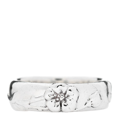 Tiffany Sterling Silver Nature Rose Ring 54 7 1 of 4