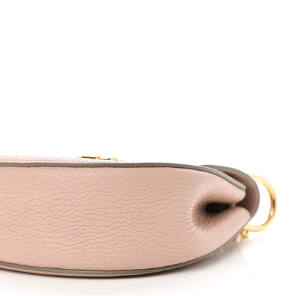 Chloe Grained Lambskin Mini Drew Shoulder Bag Cement Pink 9 of 9