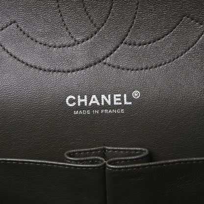 Chanel Caviar Quilted Jumbo Double Flap Dark Green 7 of 8