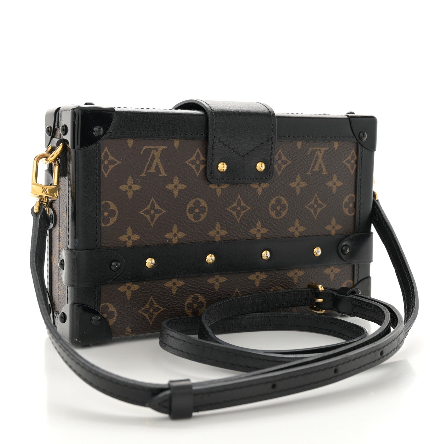 Louis Vuitton Monogram Petite Malle Black 3 of 13