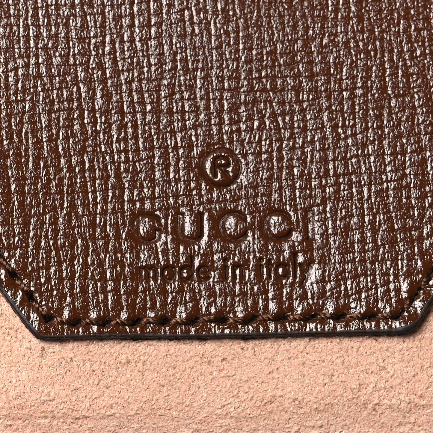 GG Supreme Monogram Azalea Calfskin Web Small Horsebit 1955 Crossbody Bag Beige Ebony Brown Sugar