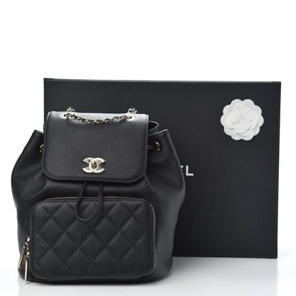 Chanel Caviar Quilted Business Affinity Backpack Black 9 of 9