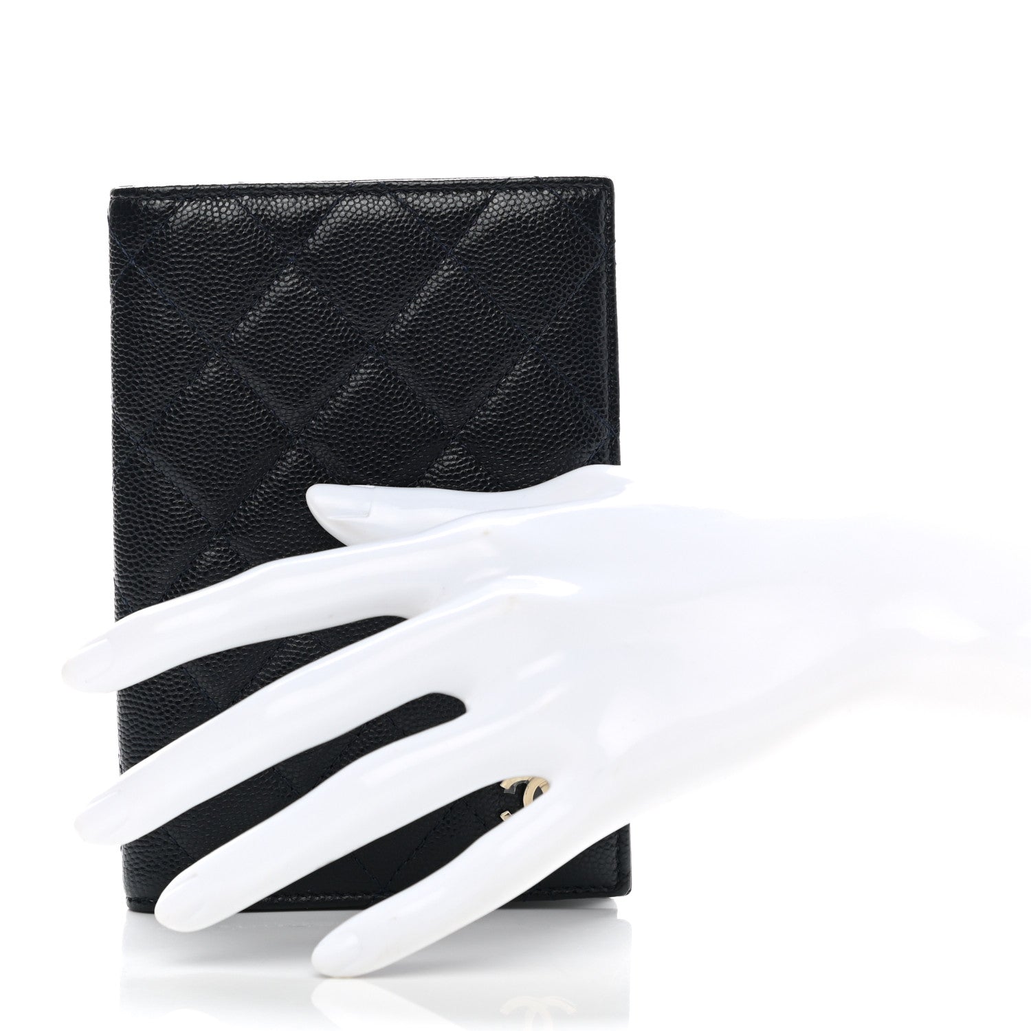 Chanel Caviar Quilted Passport Holder Black 2 of 7