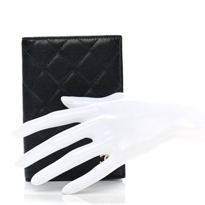 Chanel Caviar Quilted Passport Holder Black 2 of 7
