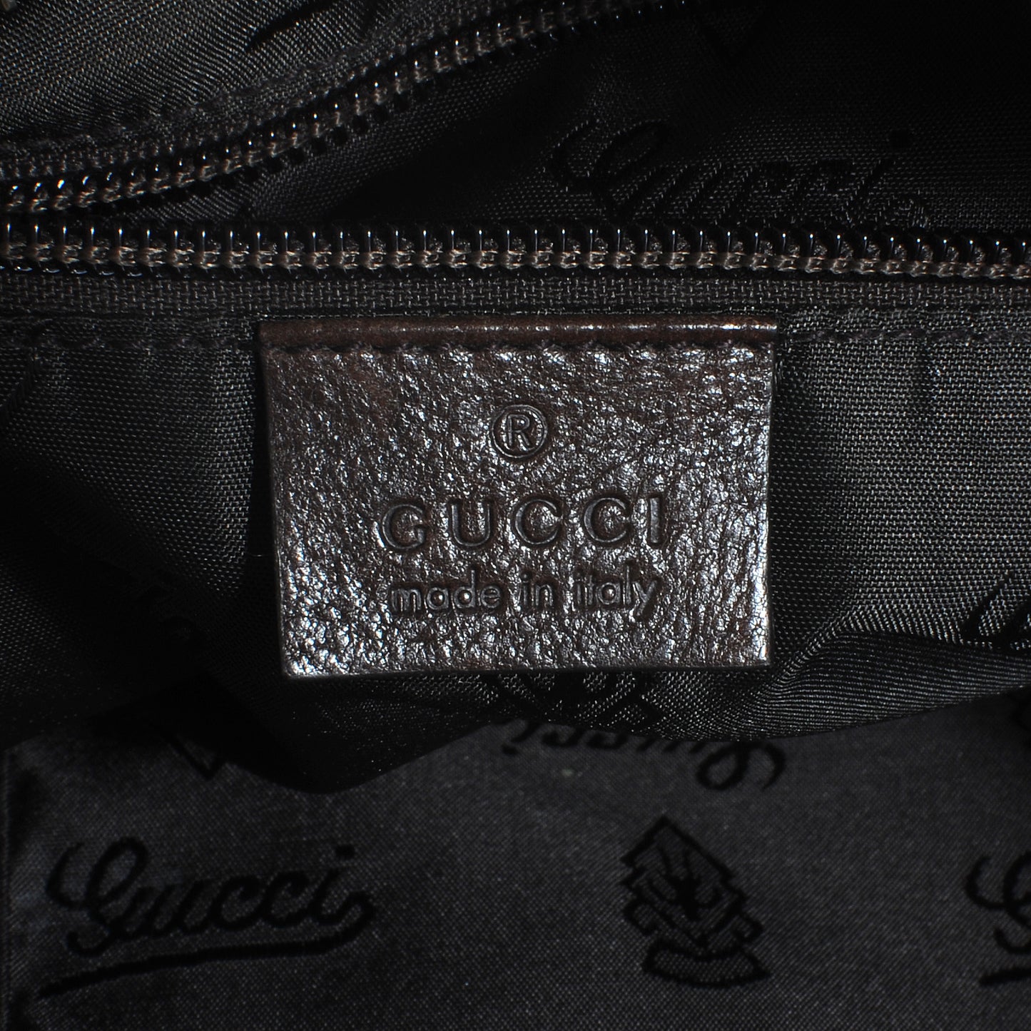 Monogram Medium Flat Messenger Bag Dark Brown