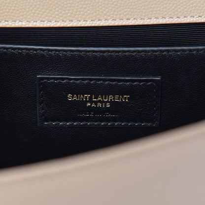 Saint Laurent Grain De Poudre Medium Monogram Kate Satchel Nude Powder 6 of 10
