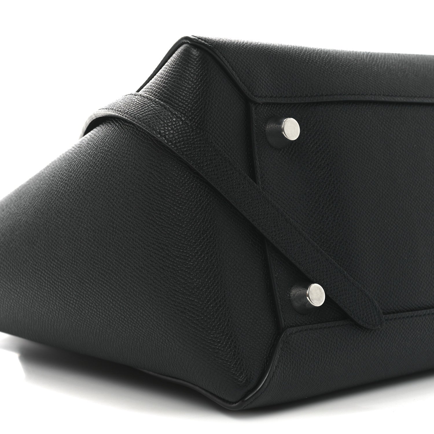 Celine Grained Calfskin Micro Belt Bag Navy Blue 9 of 10