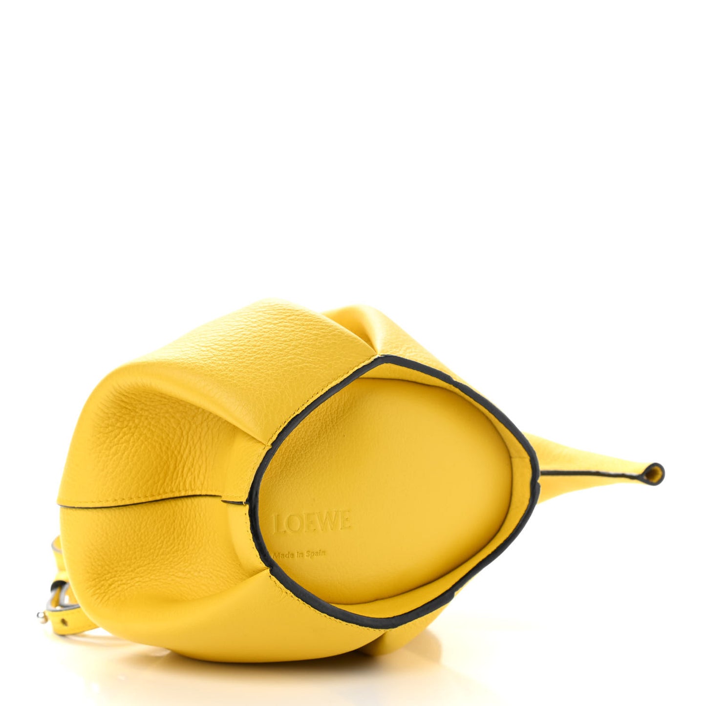 Calfskin Mini Elephant Crossbody Bag Yellow