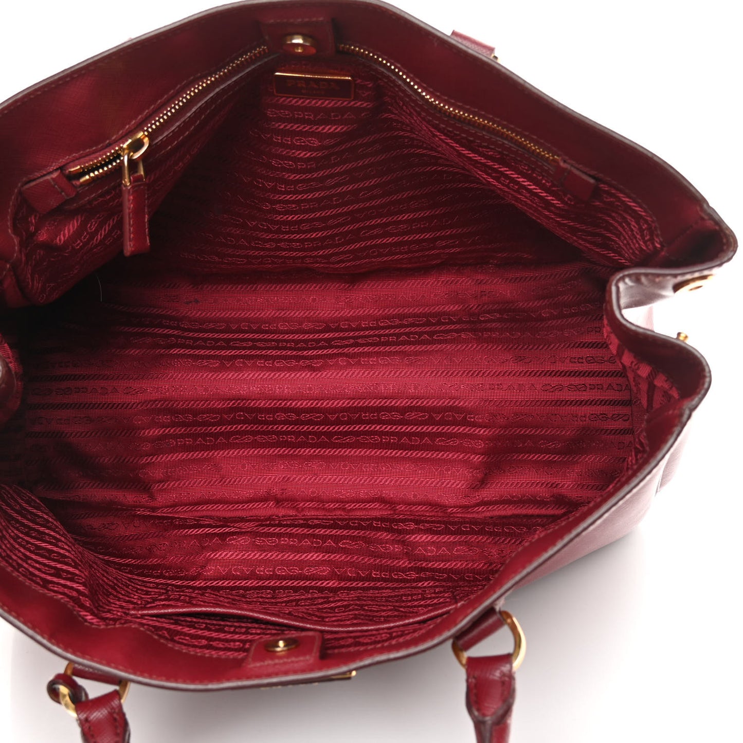 Saffiano Lux Large Tote Cherry