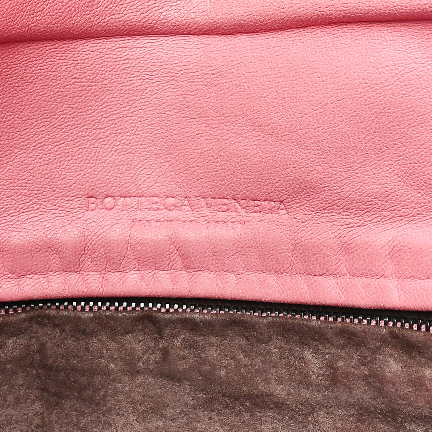 Nappa Intrecciato Crossbody Flap Bag Pink