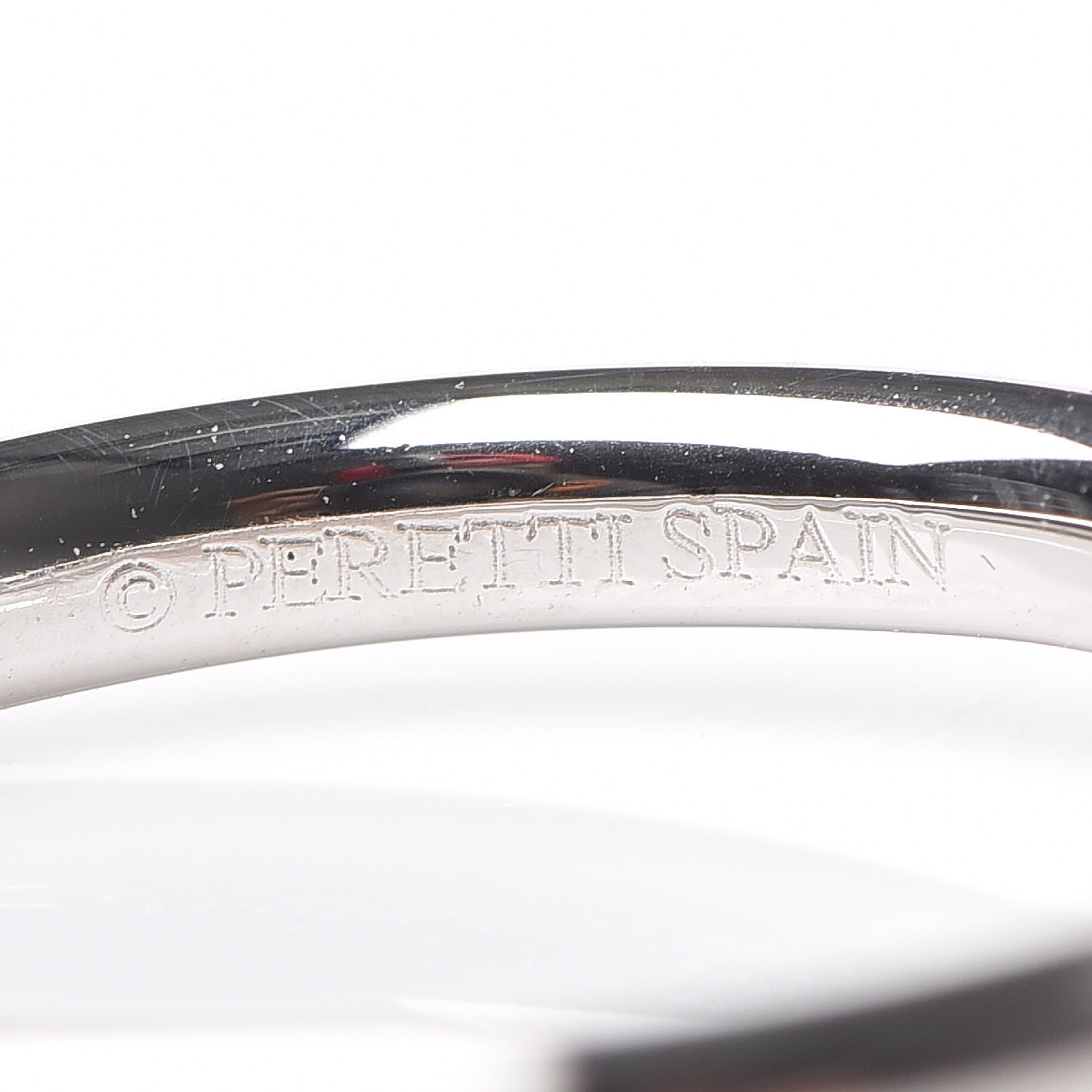 Tiffany Platinum Diamond 2mm Elsa Peretti Band Ring 48 4.5 6 of 6