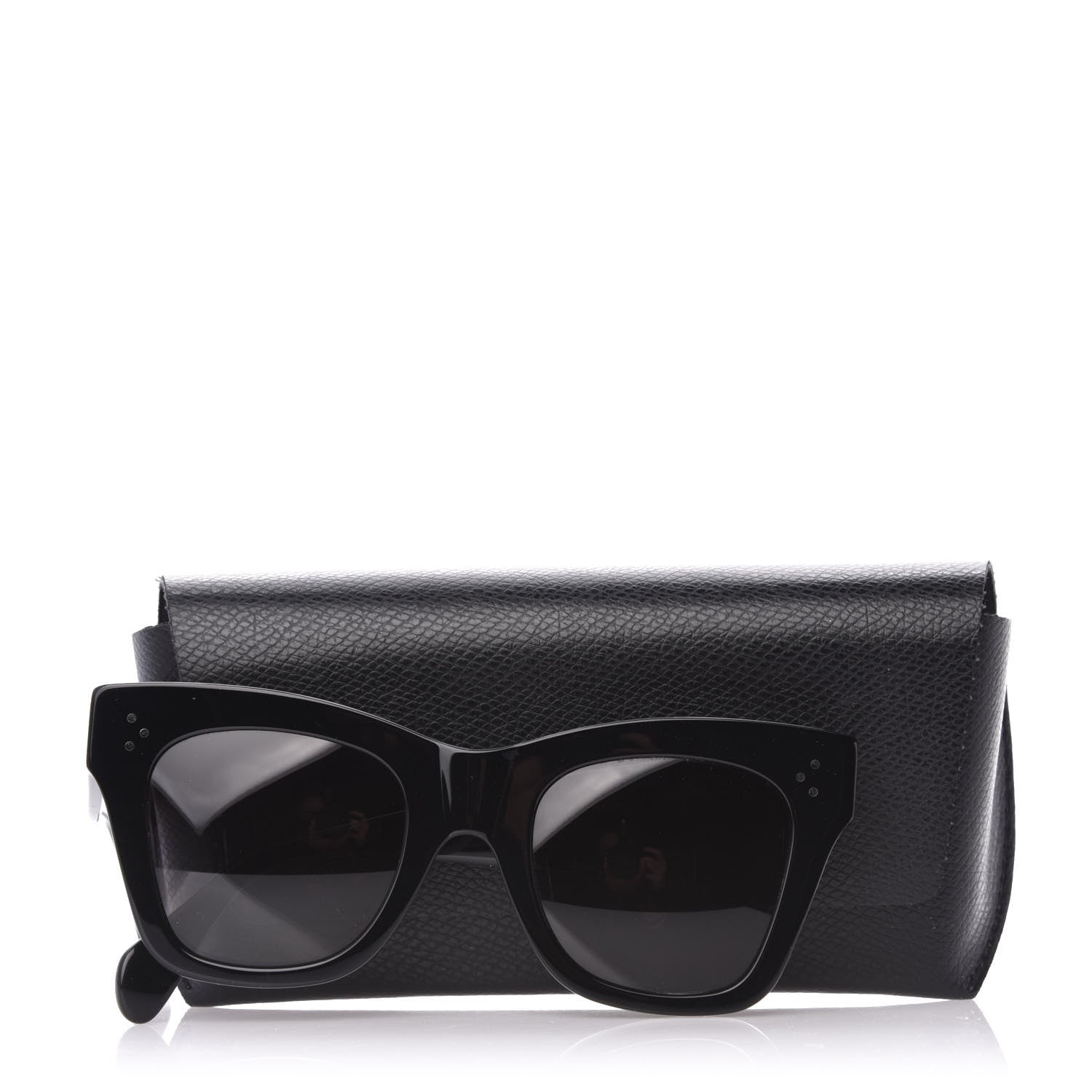 Celine Polarized Sunglasses CL4004IN Black 7 of 7