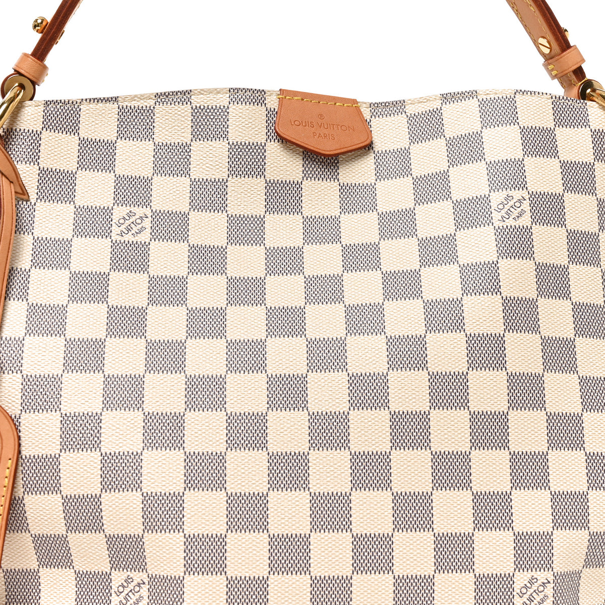 Louis Vuitton Damier Azur Graceful PM Rose Ballerine 7 of 9