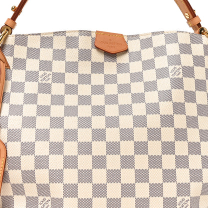 Louis Vuitton Damier Azur Graceful PM Rose Ballerine 7 of 9