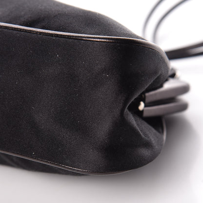 Prada Satin Kisslock Clutch Black 10 of 10