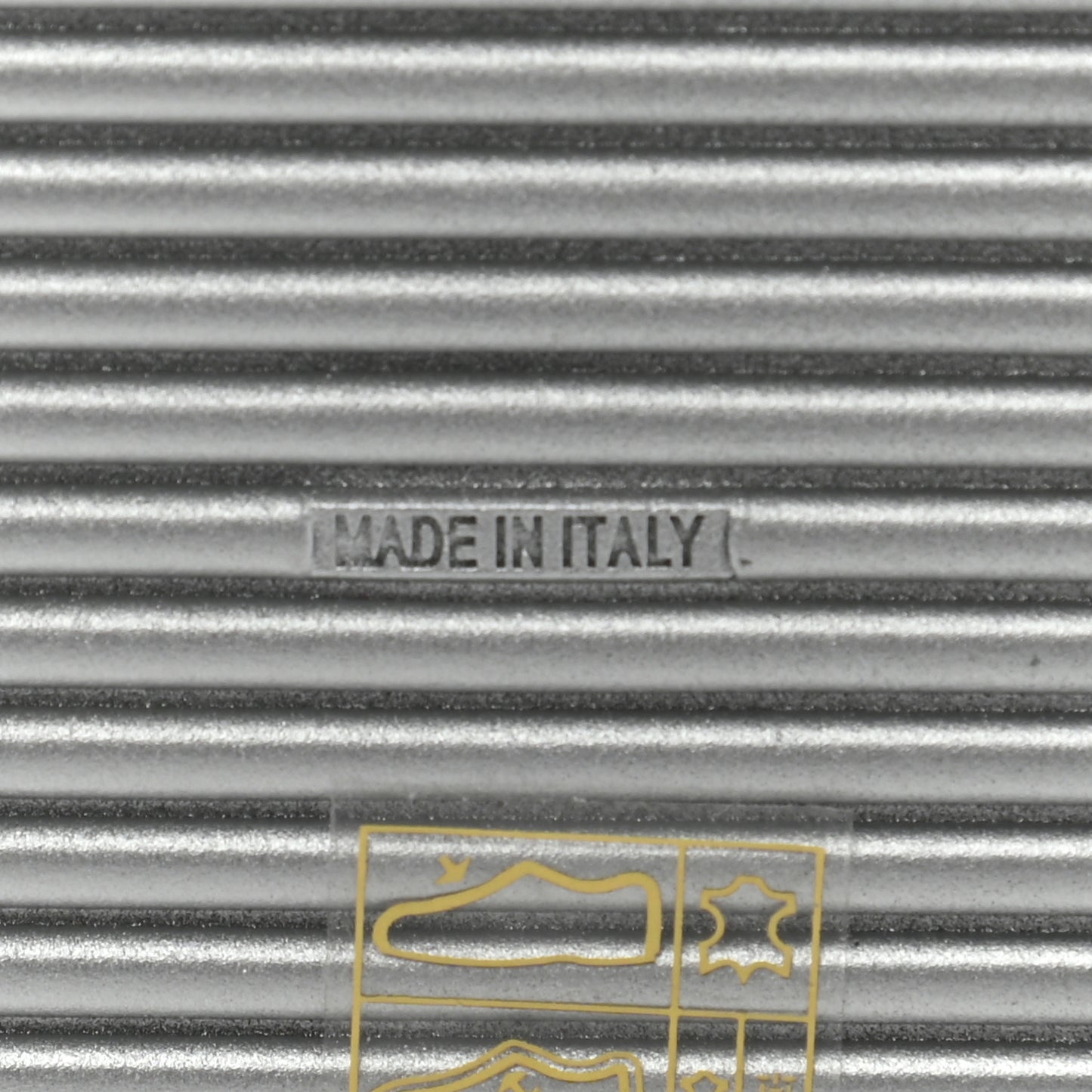 X NICKI MINAJ Metallic Nappa Macro FF Embossed Prints On High Top Sneakers 37 Silver