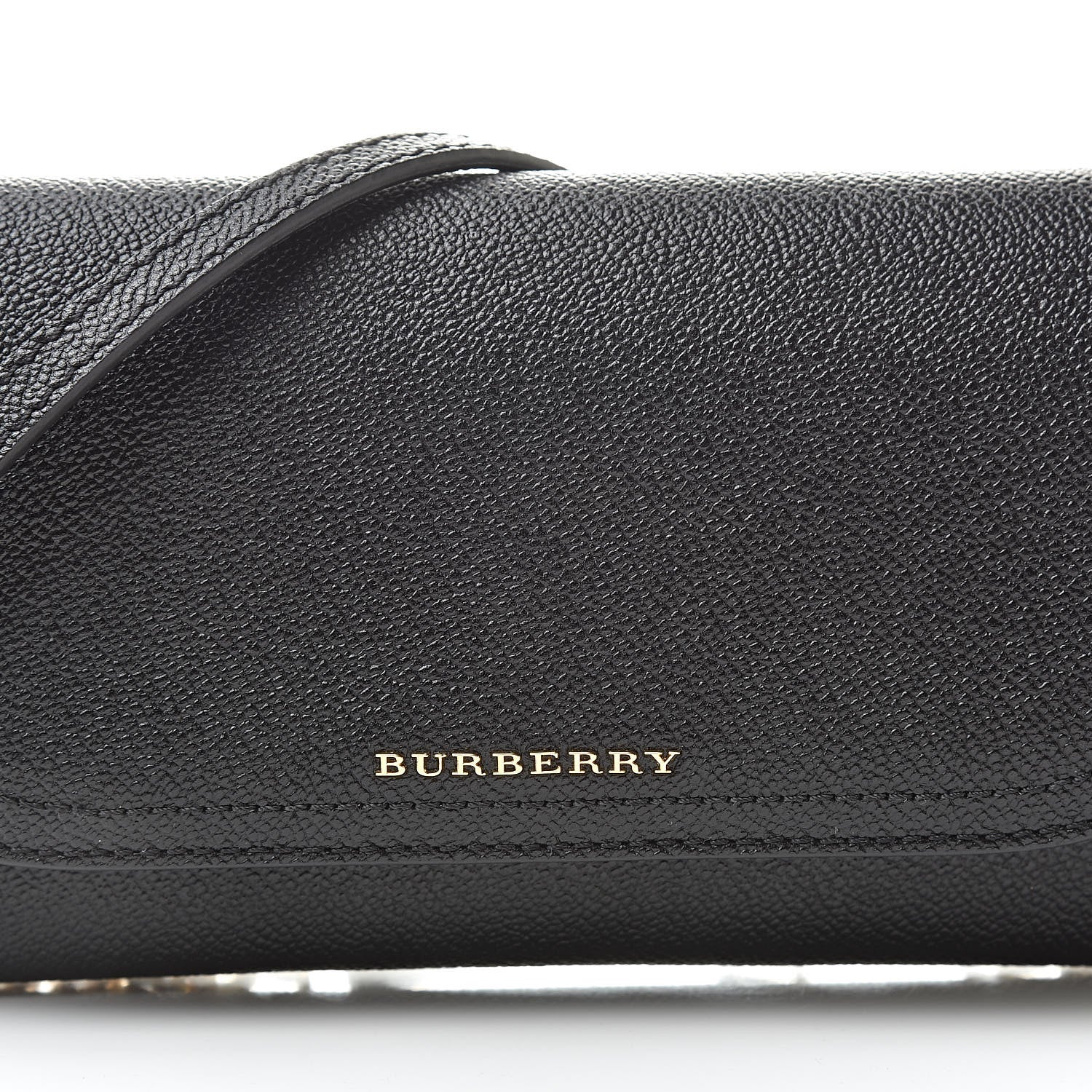 Burberry Grainy Calfskin Henley Wallet On Chain Black 9 of 11