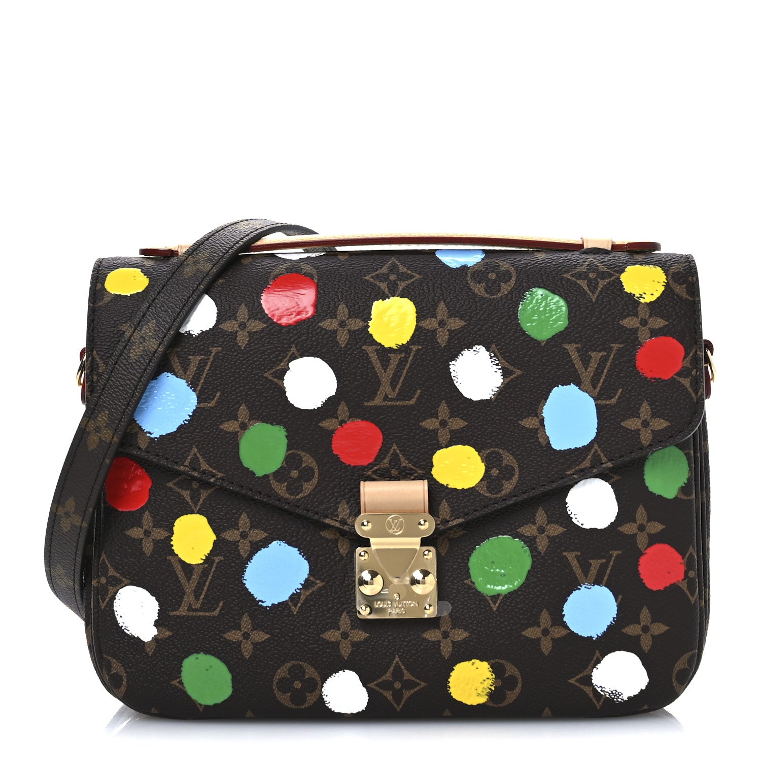 Louis Vuitton LV x YK Monogram Painted Dots Pochette Métis 1 of 10