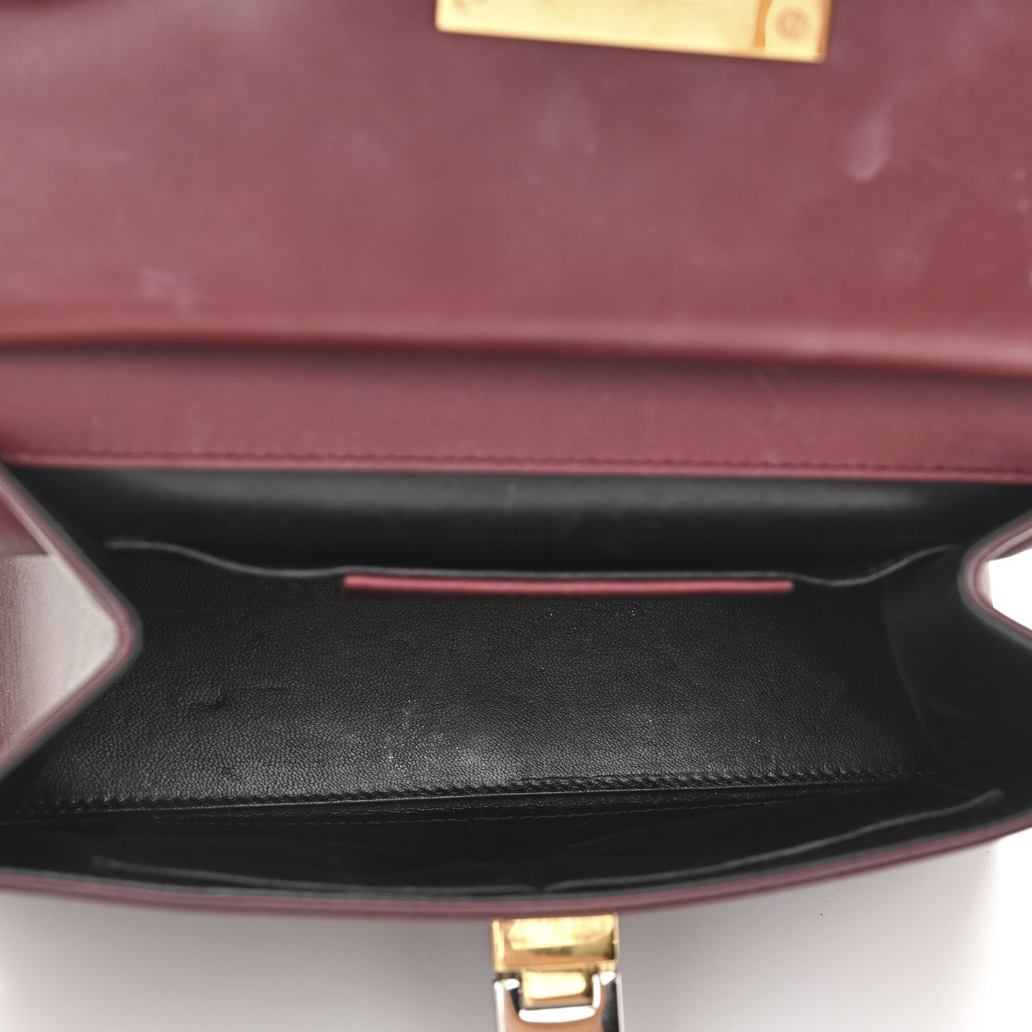 Balenciaga Calfskin Le Dix Cartable S Bag Aubergine 5 of 11