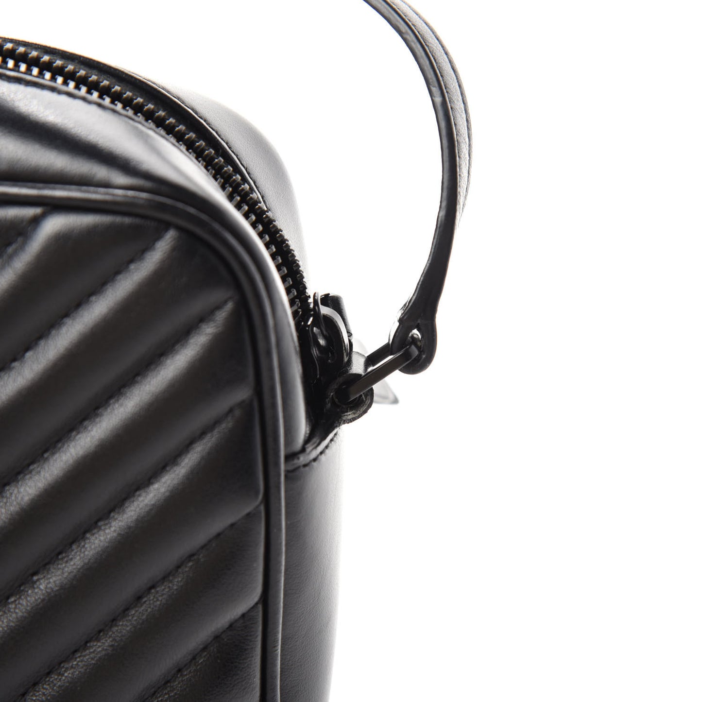Calfskin Matelasse Monogram Lou Camera Bag Black