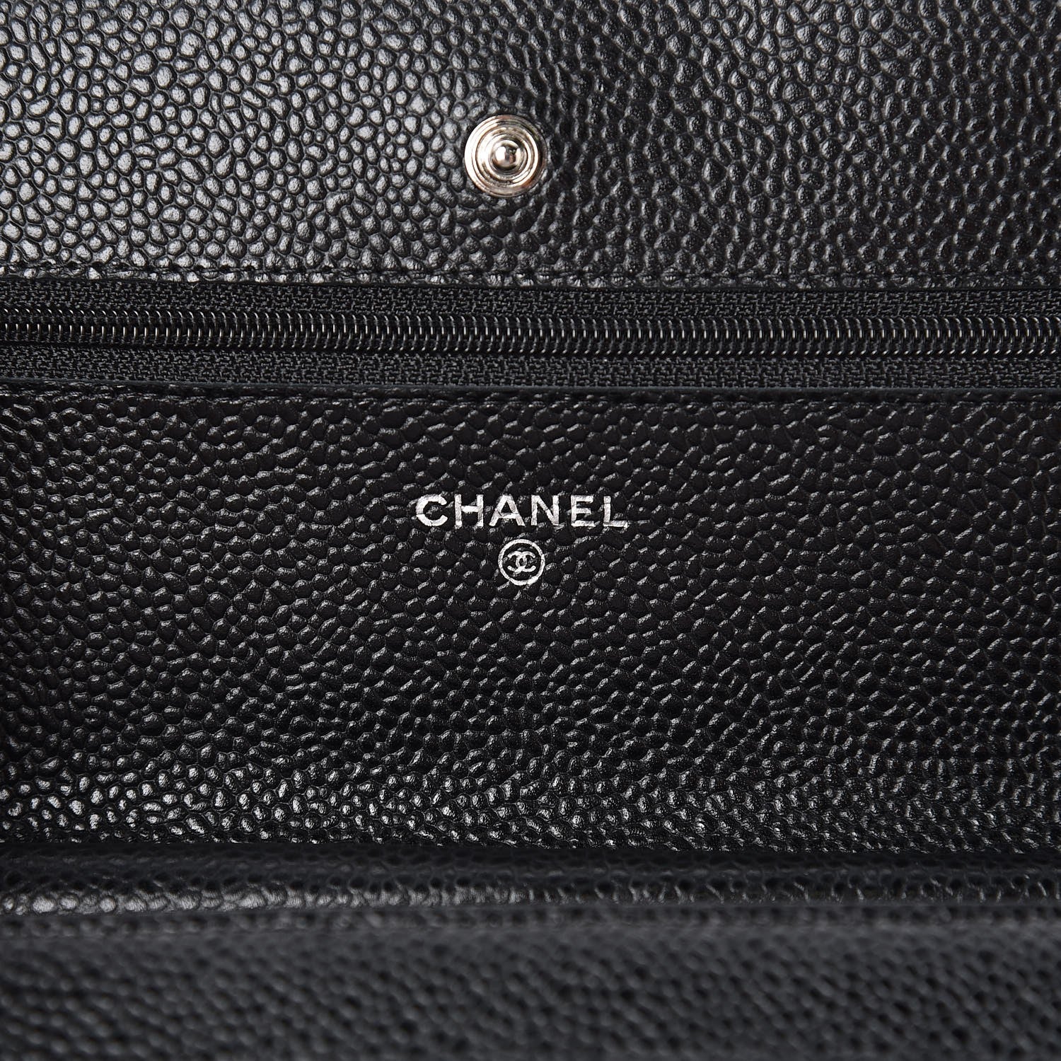 Chanel Caviar Quilted Wallet On Chain WOC Black 6 of 9