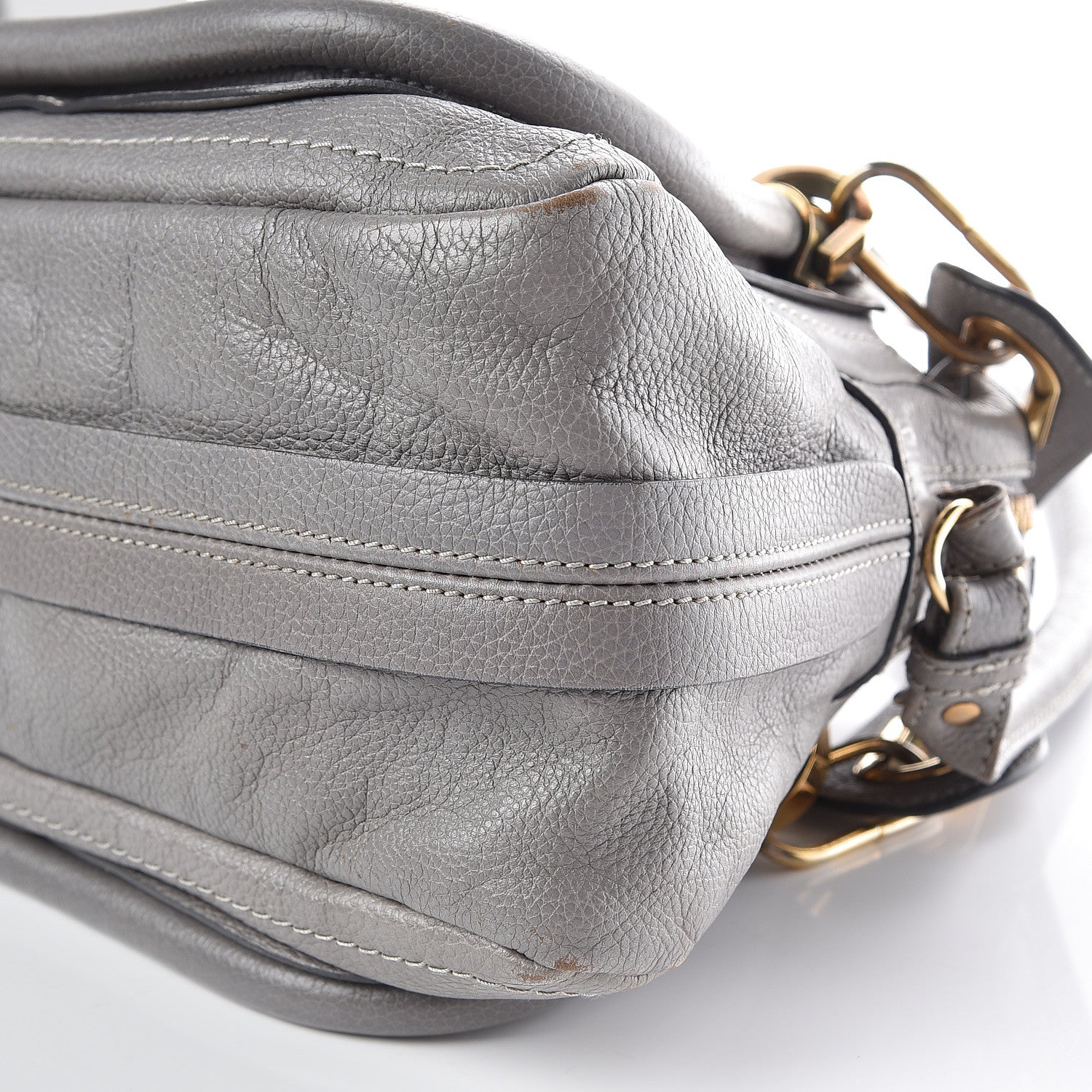 Chloe Calfskin Small Paraty Cashmere Grey 6 of 18