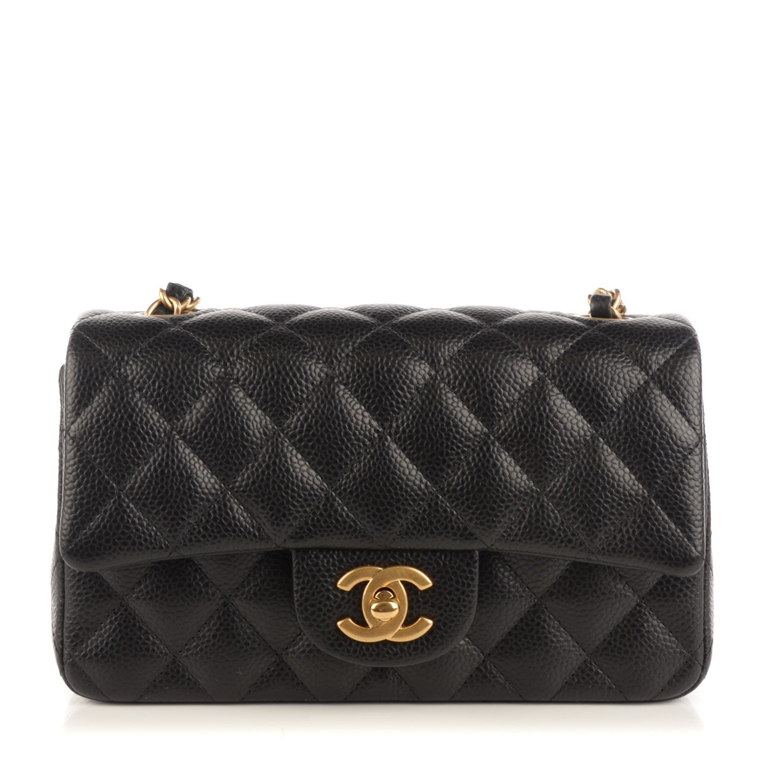 Chanel Caviar Quilted Mini Rectangular Flap Black 1 of 8