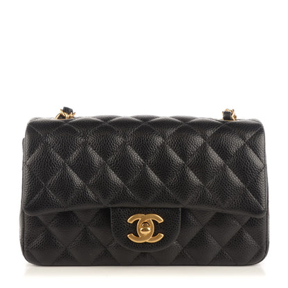 Chanel Caviar Quilted Mini Rectangular Flap Black 1 of 8