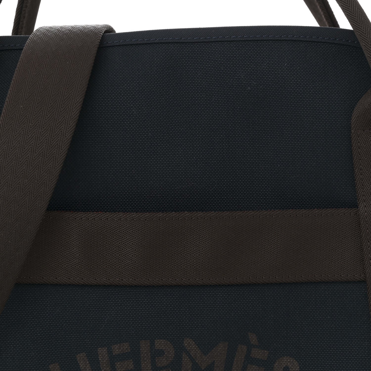 Hermes Toile Sac De Pansage Groom Bleu Navy Feu 7 of 10