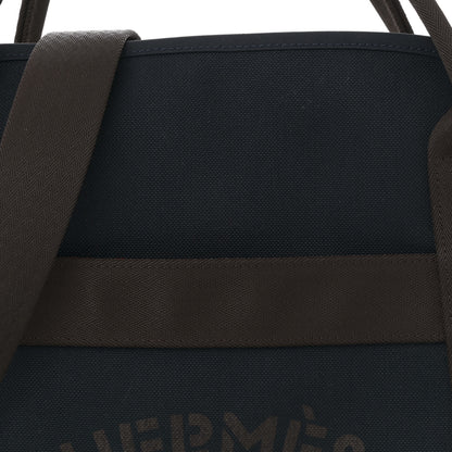 Hermes Toile Sac De Pansage Groom Bleu Navy Feu 7 of 10