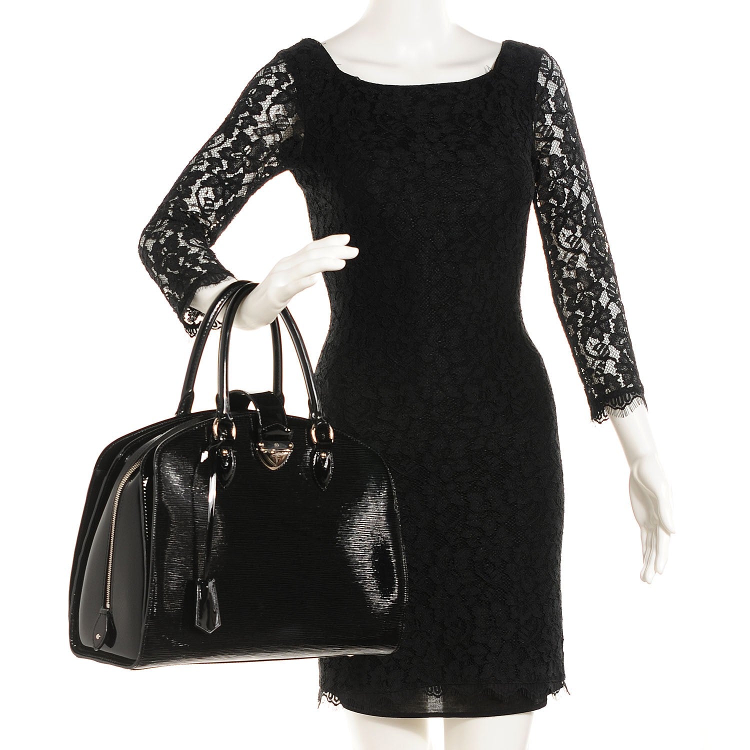 Louis Vuitton Electric Epi Pont-Neuf GM Black 2 of 7