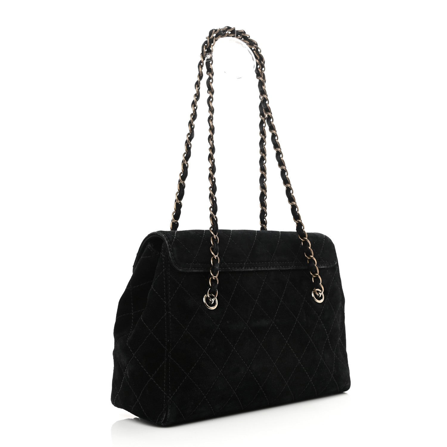 Chanel Suede Jumbo Single Flap Black 3 of 11