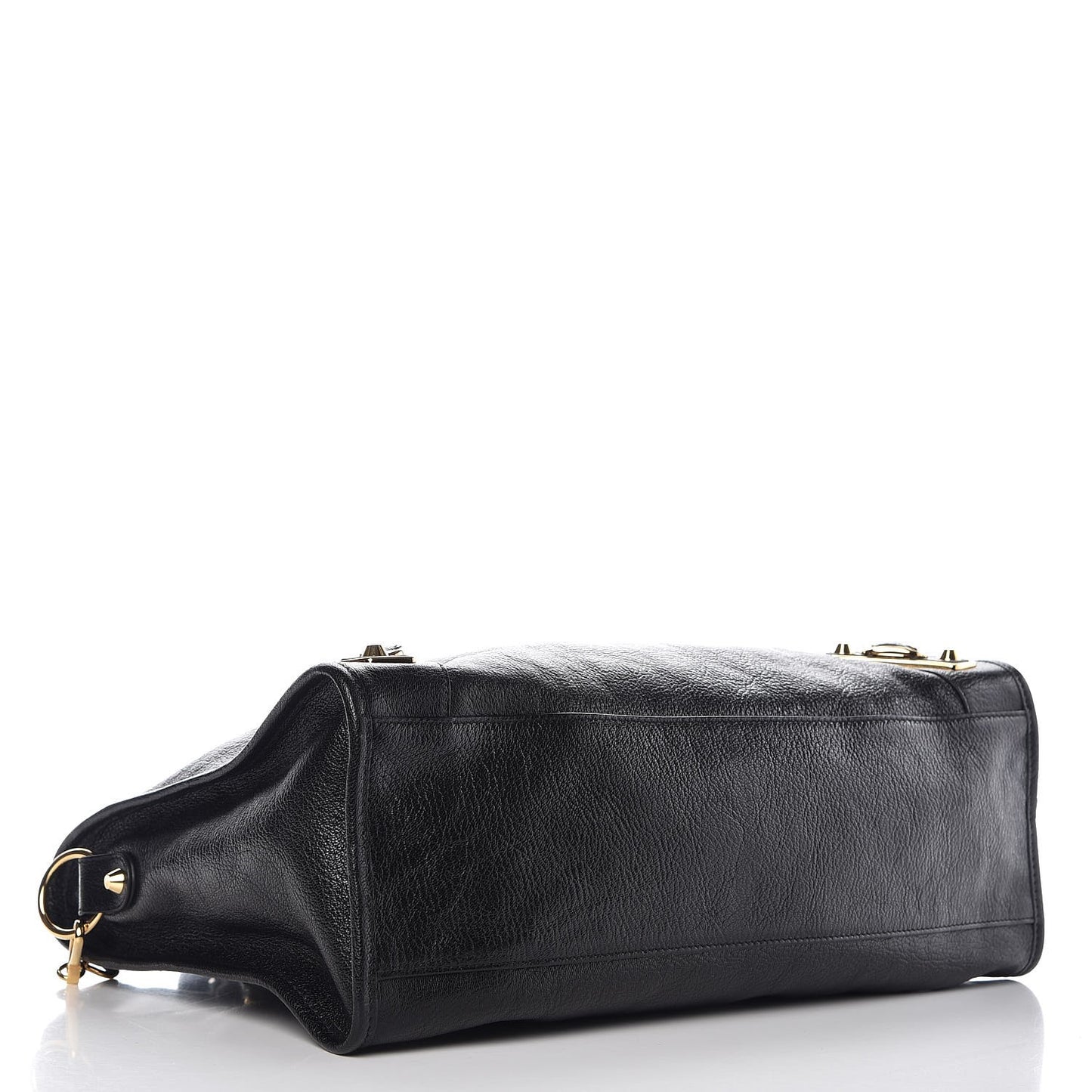 Chevre Gold Metallic Edge Hardware City Black