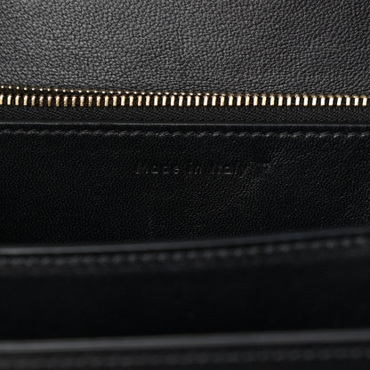 Celine Box Calfskin Medium Classic Box Flap Bag Black 7 of 9