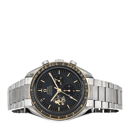Omega Stainless Steel 42mm Speedmaster Co-Axial Master Chronometer Chronograph Apollo 11 Manual Winding Watch Black 310.20.42.50.01.001 2 of 6
