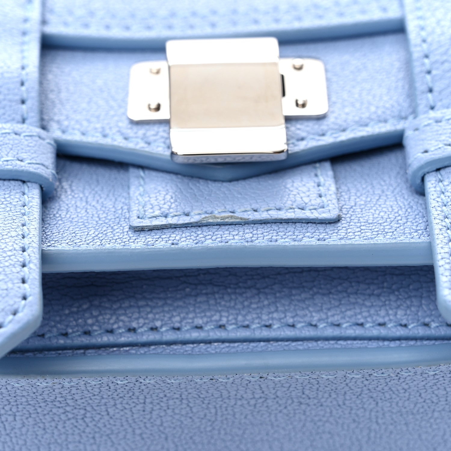 Proenza Schouler Lambskin Micro PS1 Satchel Paris Sky 13 of 14