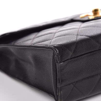 Chanel Caviar Quilted Briefcase Laptop Bag Black 14 of 17