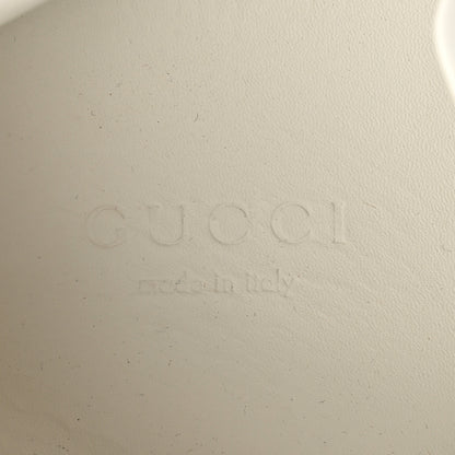 Gucci Calfskin Web Pearl Studded Womens Ace Sneakers 38.5 White 8 of 10